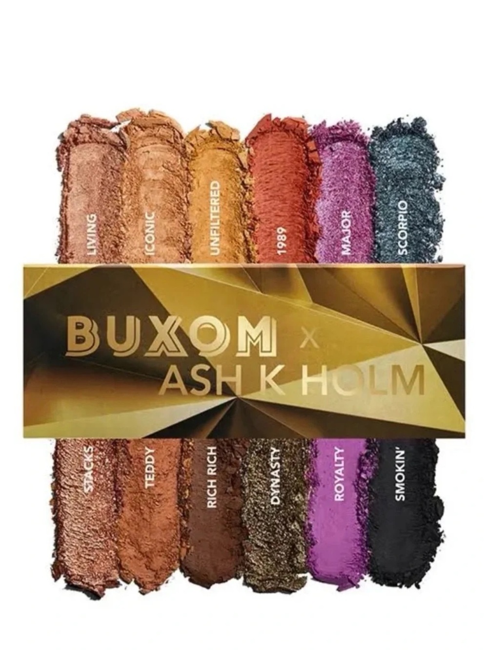 BUXOM X ASH K HOLM LIMITED EDITION EYESHADOW PALETTE